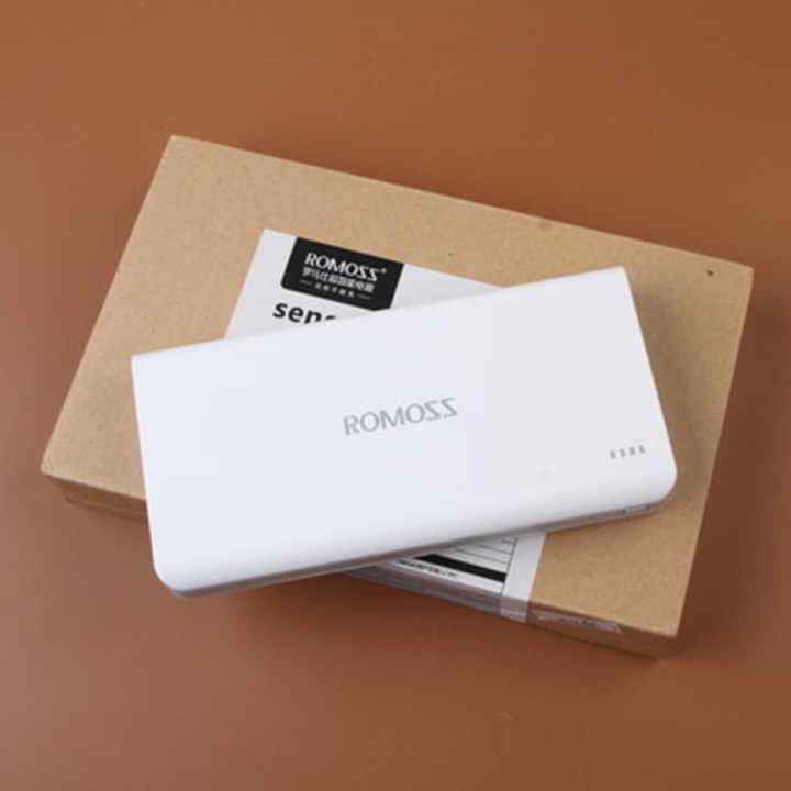 Pin sạc dự phòng Romoss SENSE 6 20.000mAh (Trắng) - Hãng phân phối chính thức