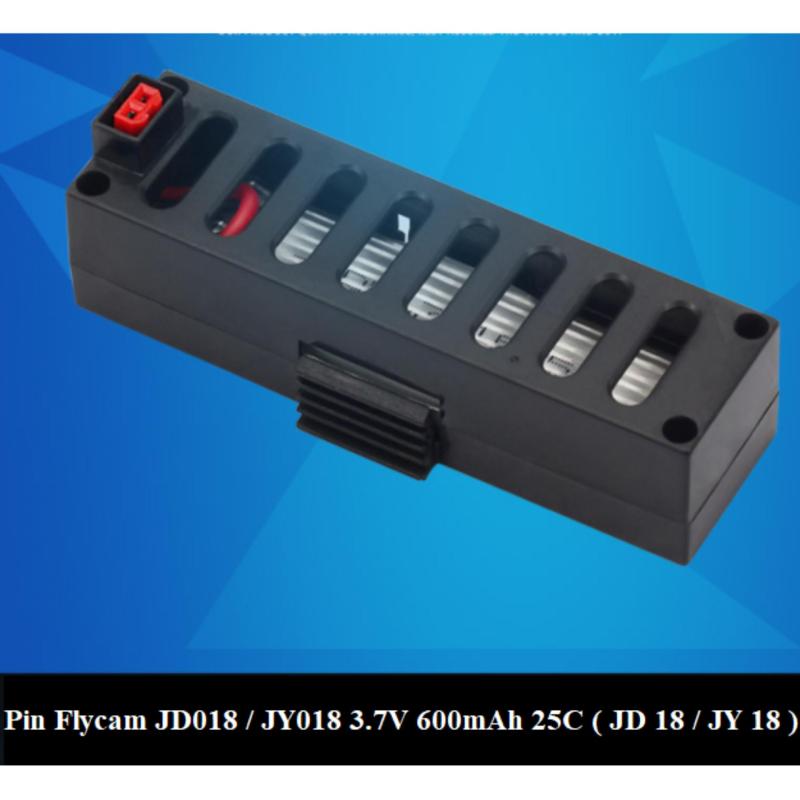 Pin thay thế cho Flycam JD018 / JY018, 3.7V, 600mAh, 25C (Đen)