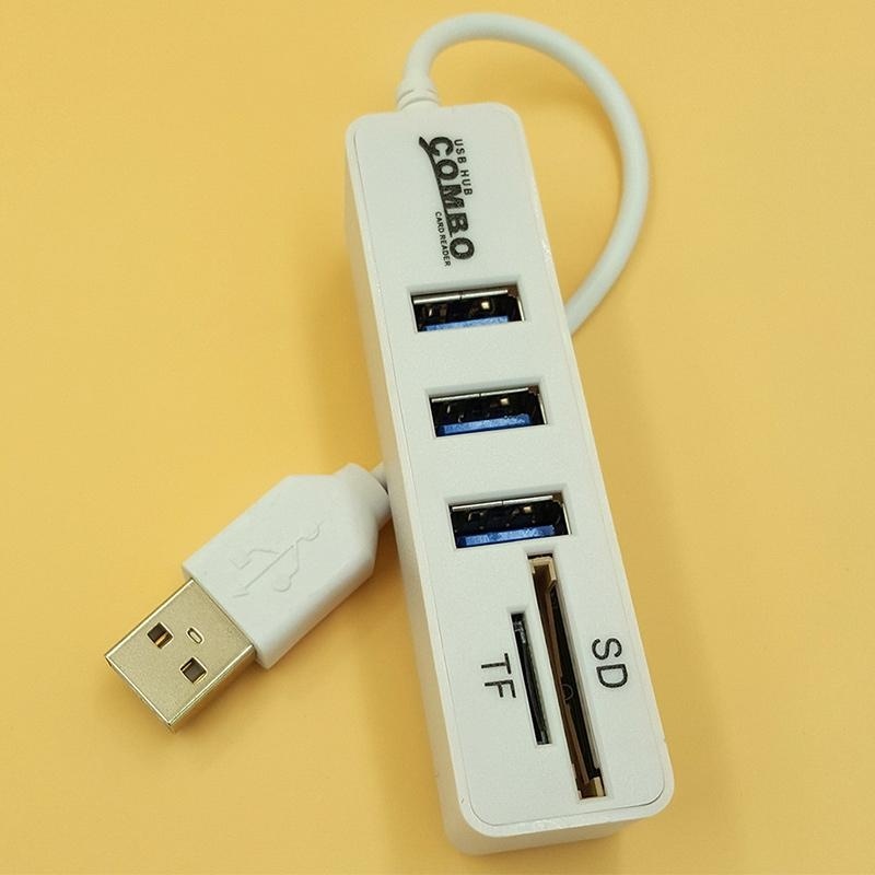 Bảng giá Loa di động 3 Cổng USB 2.0 Bộ Chia HUB TF SD Adapter Đọc Cho MÁY TÍNH-quốc tế Phong Vũ
