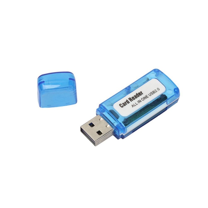 Bảng giá Portable 4 in 1 Memory Multi Card Reader USB 2.0 for SD/TF/T-Flash/M2 Card - intl Phong Vũ