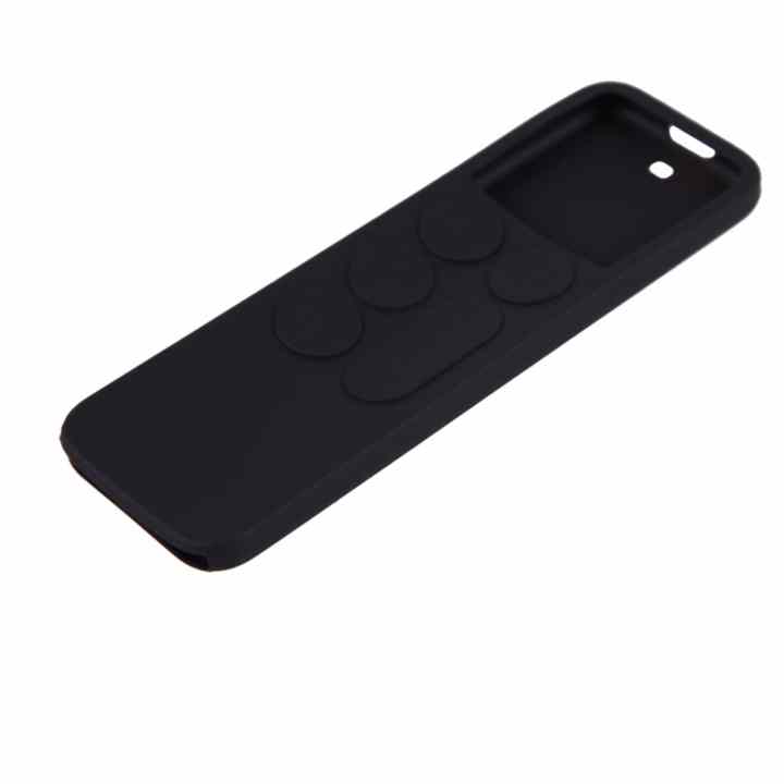 Vỏ Silicone Bảo Vệ Chống Bụi Dành Cho Remote Điều Khiển Apple TV 4 (Đen) – Quốc Tế