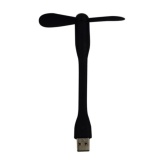 Quạt Mini 2 Cánh Dùng Nguồn USB Uốn Dẻo (Đen) .