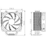 Quạt tản nhiệt DeepCool GAMMAXX 400 (Led Xanh) - Intel và AMD
