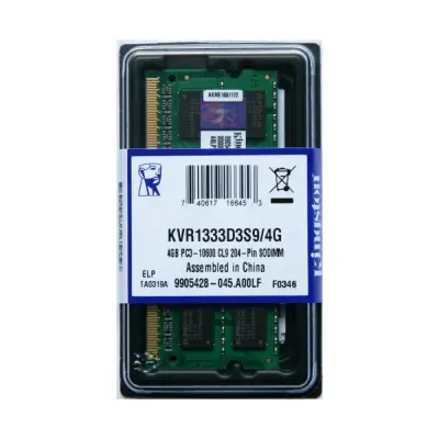 RAM Laptop Kingston 4GB DDR3-1333MHz SODIMM