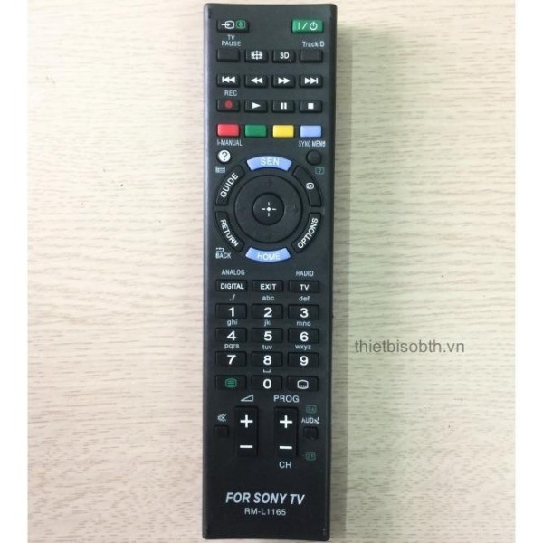 Remote Điều Khiển Tivi Sony, Dùng cho Tivi Sony có cùng dòng điều khiển với mã Model L1165, Bảo Hành 1 Tháng
