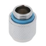 G1/4 External Fitting Thread for 9.5 X 12.7 mm PC Water Cooling System Tube(Silver)-Point - intl