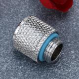 G1/4 External Fitting Thread for 9.5 X 12.7 mm PC Water Cooling System Tube(Silver)-Point - intl