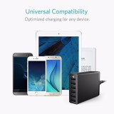 [HCM]Sạc ANKER PowerPort 6 cổng 60w có PowerIQ (Đen)