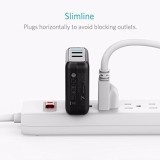 [HCM]Sạc ANKER PowerPort Speed 2 cổng 39w Quick Charge 3.0 (Đen)