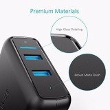 [HCM]Sạc ANKER PowerPort Speed 2 cổng 39w Quick Charge 3.0 (Đen)
