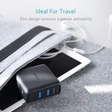 [HCM]Sạc ANKER PowerPort Speed 2 cổng 39w Quick Charge 3.0 (Đen)