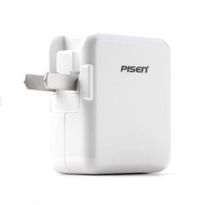 Sạc điện thoại Pisen Dual USB iPad Charger (trắng)