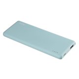 Sạc Dự Phòng Siêu Mỏng Rapoo 5000mAh, 2.1A & 1.0A Pin Li-Po (Xanh Dương)
