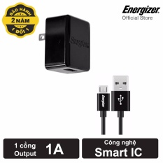 Sạc Energizer CL 1A 1USB + Cáp Micro - ACA1AUSCMC3
