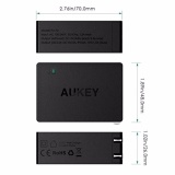 Sạc nhanh Aukey PA-T2 Quick Charge 2.0 3 cổng sạc USB ( Đen)