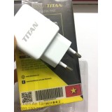 Sạc Nhanh TITAN 2 Cổng (2017 Có LED)