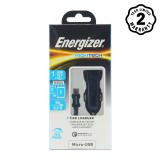 Sạc ô-tô Energizer Quick Charge 2.0 (Đen) + Kèm cáp MicroUSB