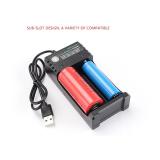 Sạc pin 18650 Bmax đầu USB 2 khe
