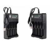 Sạc pin 18650 Bmax đầu USB 4 khe