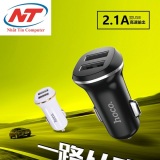 Cốc sạc ô tô / xe hơi Hoco Z1 - 2 cổng 2.1A (Đen) - Nhất Tín Computer