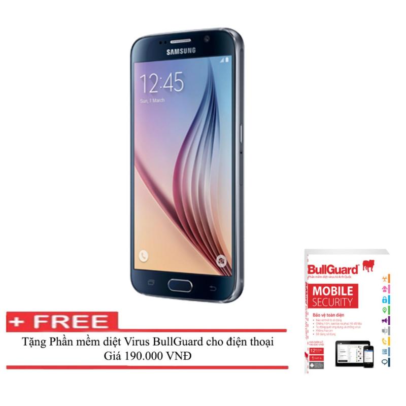 Samsung Galaxy S6 G920 32GB (Đen) + Tặng Phần mềm diệt Virus BULLGUARD (Anh quốc) - Hàng nhập khẩu