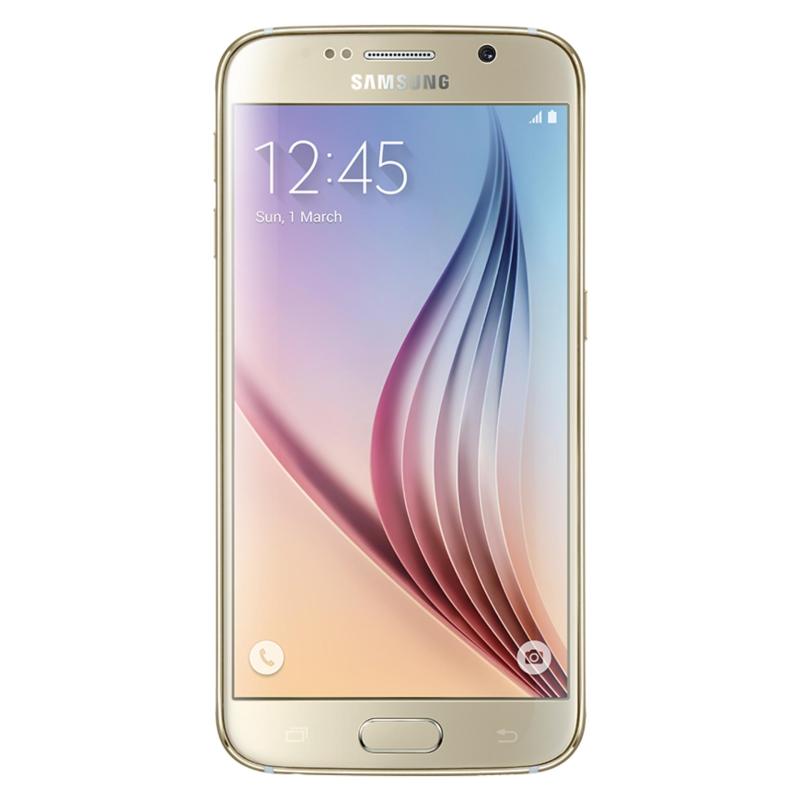 Samsung Galaxy S6 G920 32GB (Vàng) - Hàng nhập khẩu + Ốp lưng Silicon và Miếng dáng cường lực chính hãng