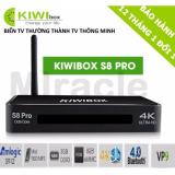 Hộp Android Tivi Box KIWIBOX S8 PRO (RAM 3G, Bluetooth 4.1) - Phân phối bởi Miracles Company