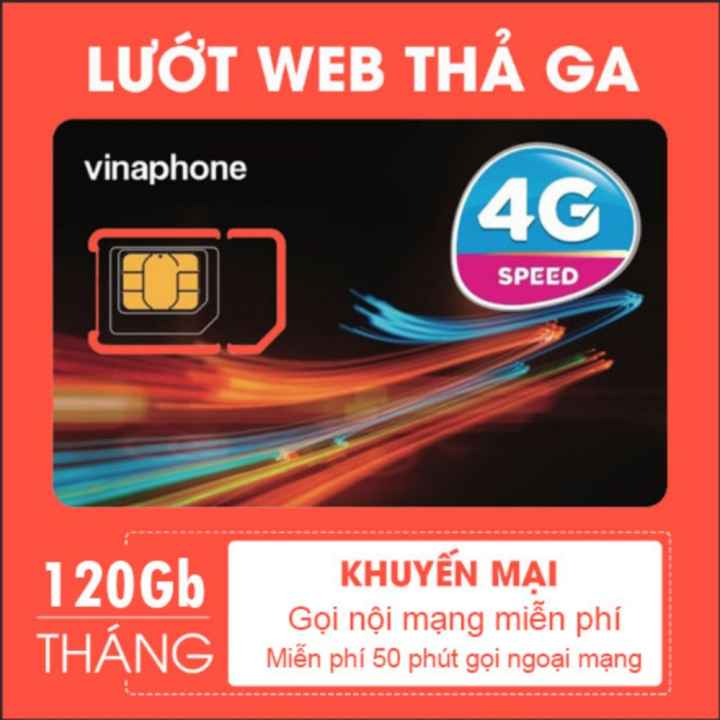 SIM 3G 4G Vinaphone VD89 plus khuyến mại 120gb/tháng, free gọi nội mạng,free 50p gọi liên mạng