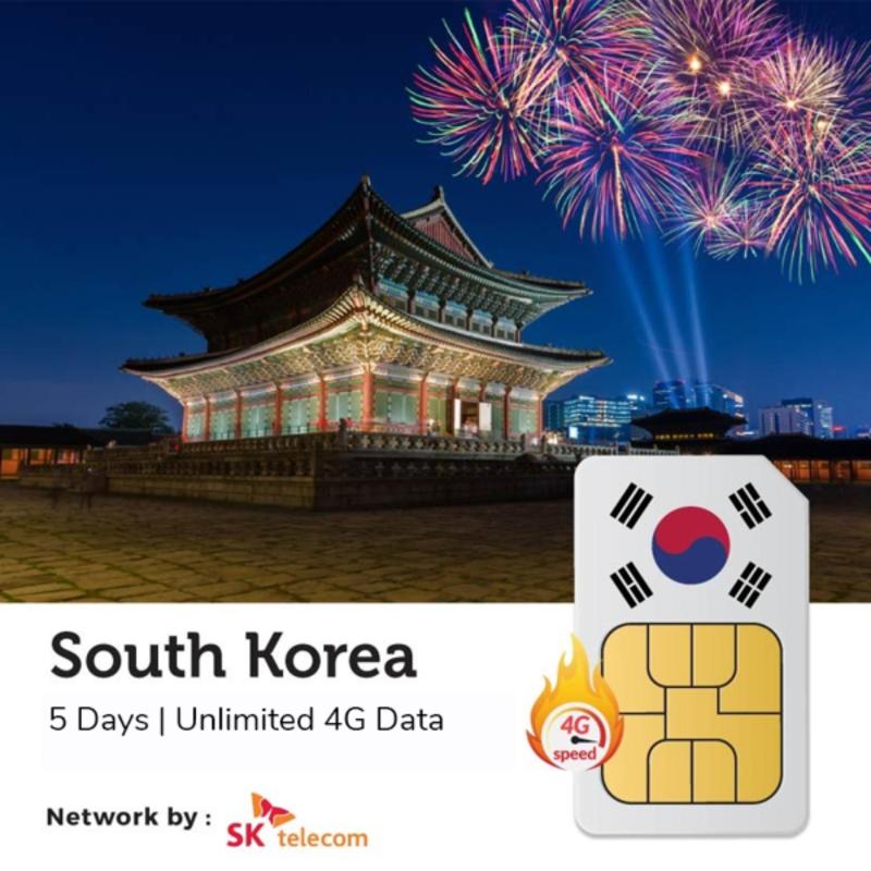 Sim Du Lịch 4G Hàn Quốc