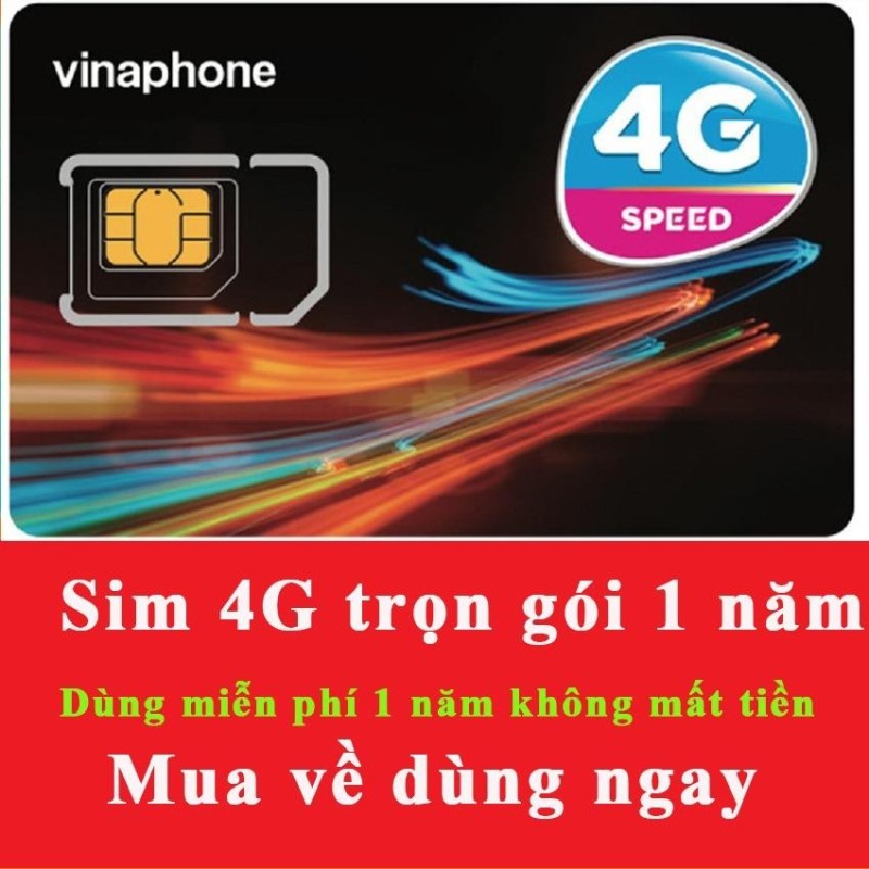 SIM Vinaphone 4G Vina12T Tặng 5.5GB/Tháng Trọn Gói 1 Năm