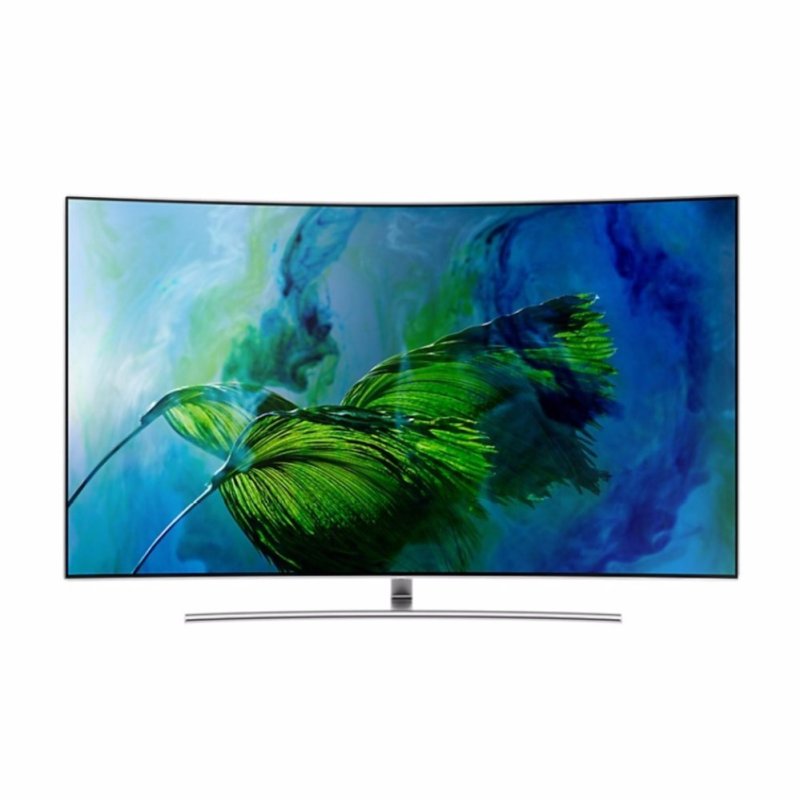 Smart TV QLED màn hình cong Samsung 55inch 4K - Model Q8C (Bạc) - Hãng Phân phối chính thức chính hãng