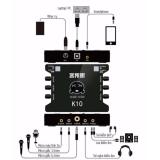 sound card thu âm XOX K10