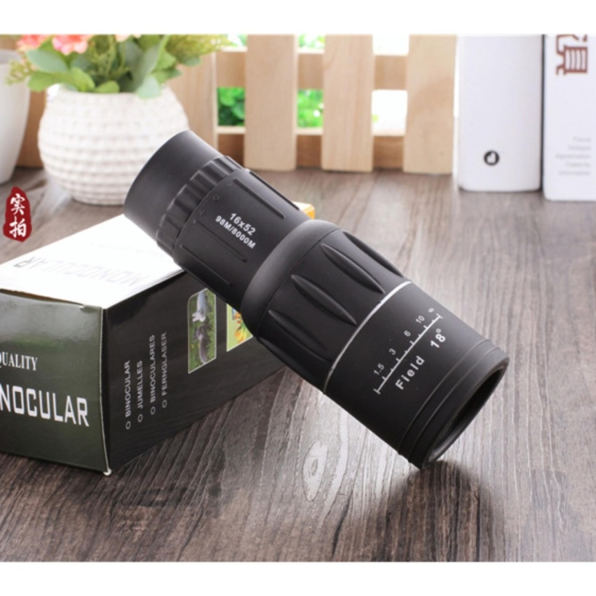 Super zoom, ống kính smartphone 16/52x - đen.