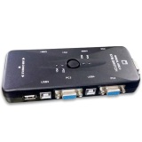 Switch KVM MANUAL 4 PORT CỔNG USB cao cấp