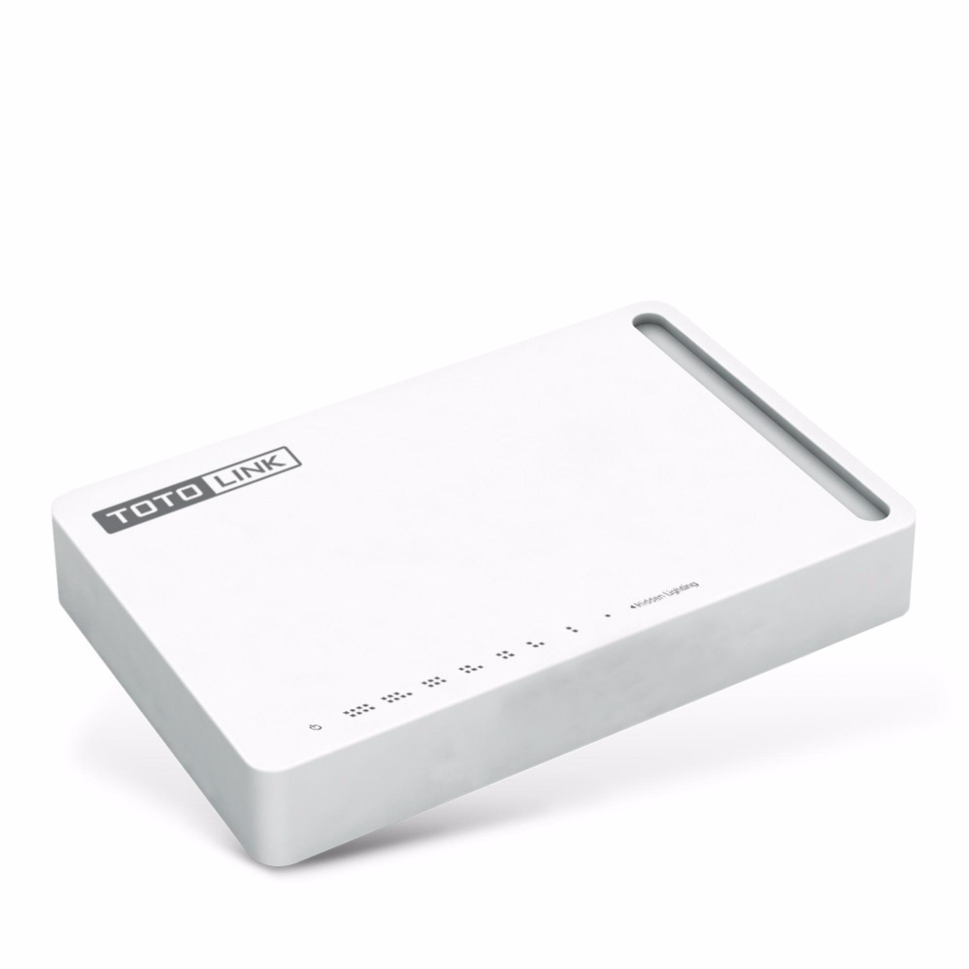 Switch 8 cổng 10/100Mbps TOTOLINK S808, Hiệu năng cao, Tiết kiệm năng lượng - Hãng phân phối chính thức