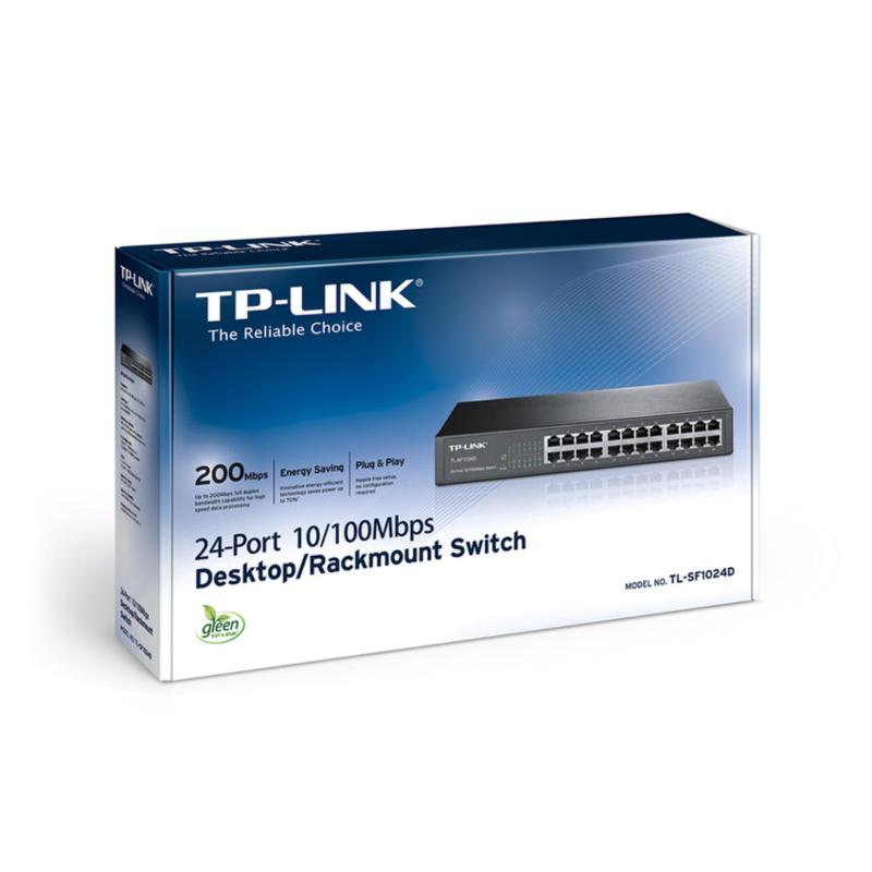 Bảng giá Switch TP-LINK 24 cổng TL-SF1024D 10/100Mbps (đen) Phong Vũ