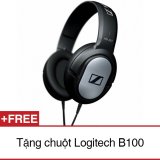 Tai nghe chụp tai Sennheiser HD 201 + Tặng 1 chuột Logitech B100 - Official distributor