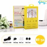 Tai nghe thể thao Bluetooth 4.1 Caldecott BT-52 (đen)