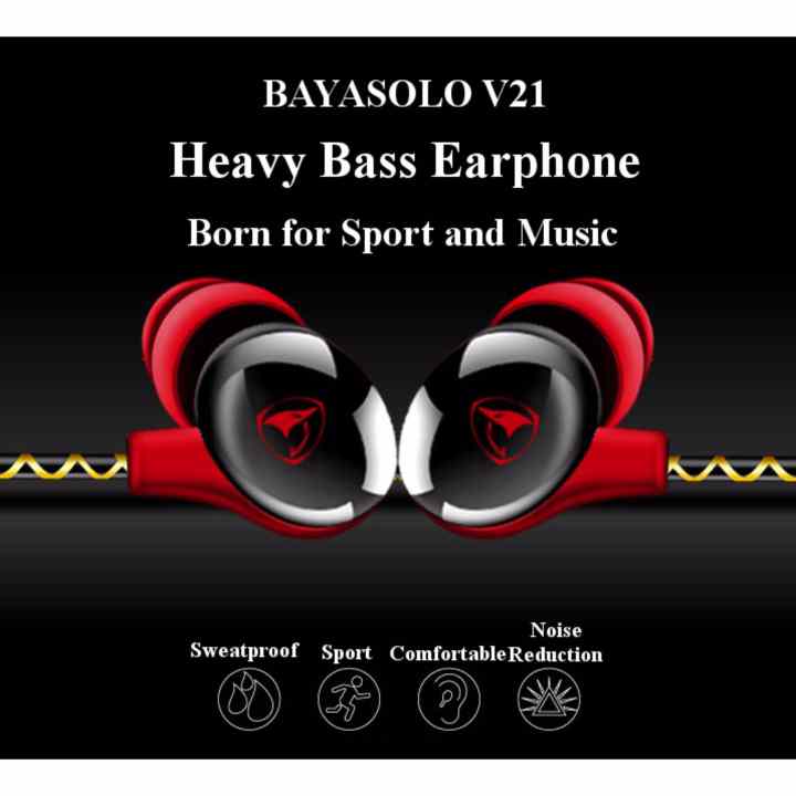 Tai nghe thể thao EAR Sport BayaSOLO V21 Super Bass Earphone Lite