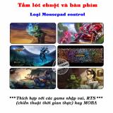 Tấm lót chuột và bàn phím chơi game NTC2 - Loại Mousepad Control (hình game)