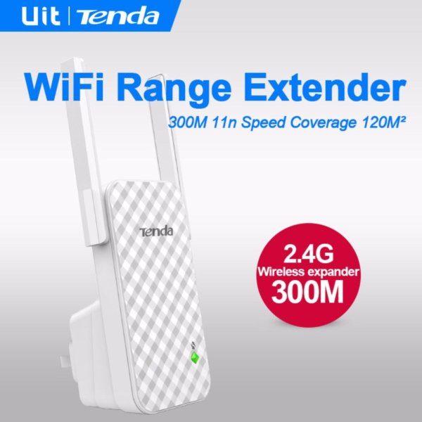 Bộ kích sóng, nối sóng Wifi Tenda A9 300Mbps tiêu chuẩn