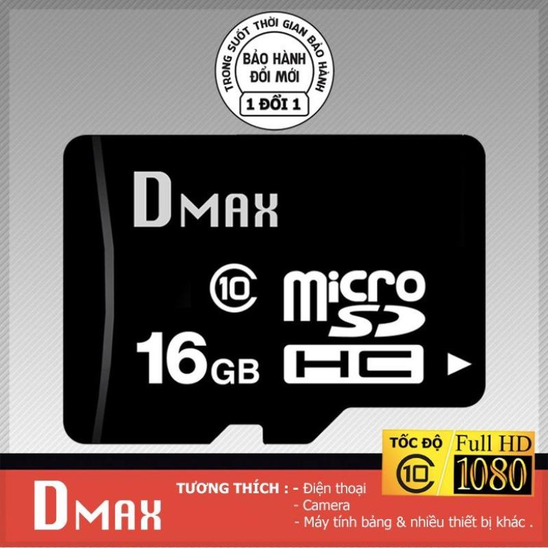 Thẻ nhớ 16GB Dmax Micro SDHC class 10 - Chính hãng