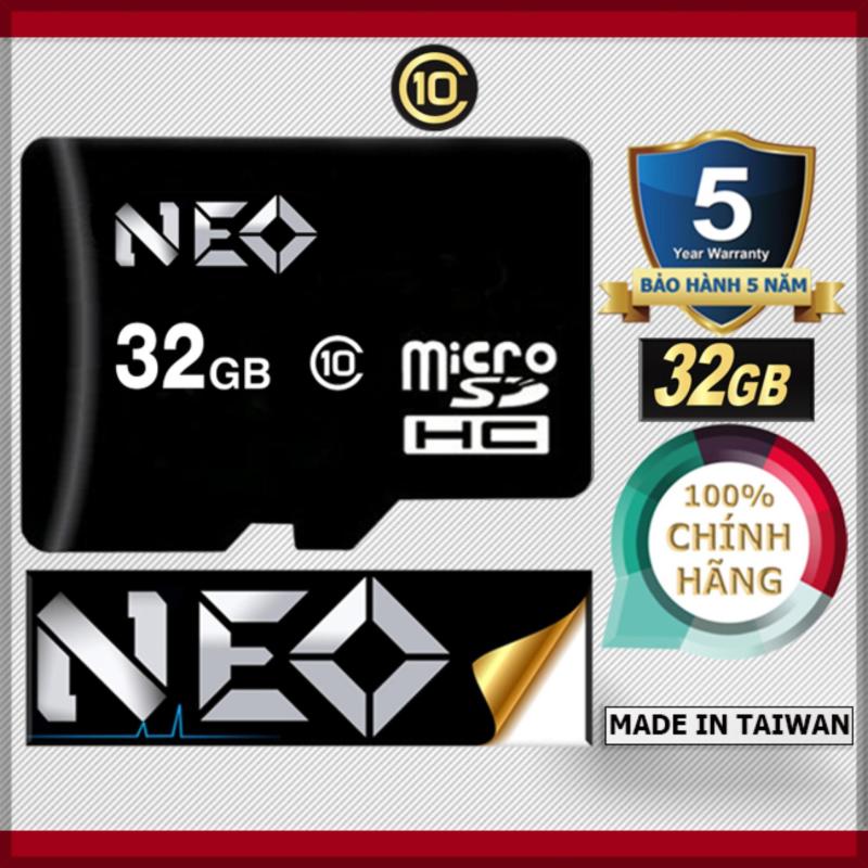 Thẻ nhớ 32GB NEO MicroSDHC Class 10  (Đen) - Hãng Phân phối chính thức