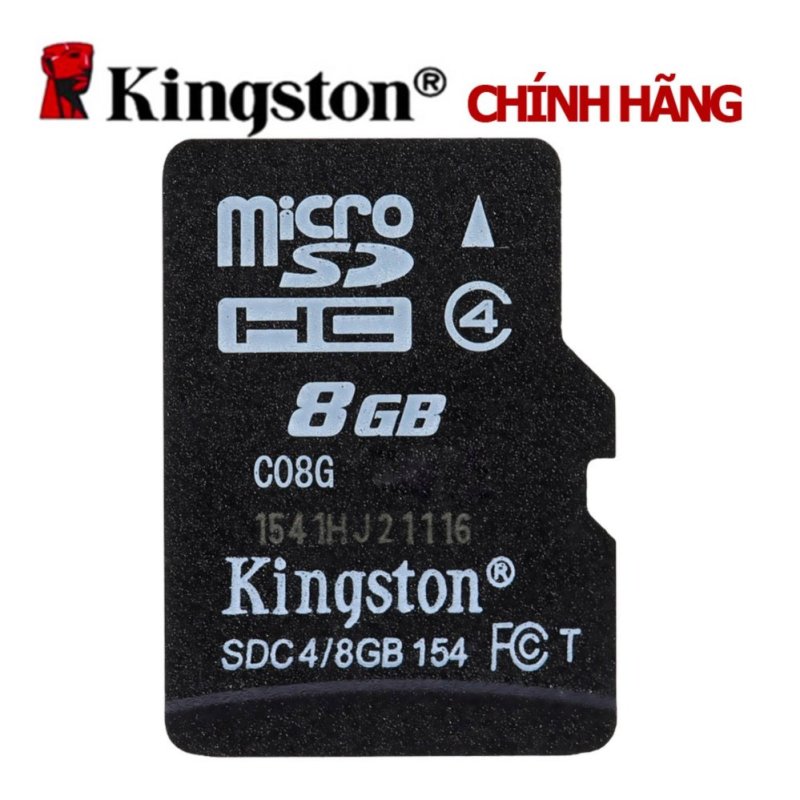 Thẻ nhớ 8gb Kingston Micro SDHC Class4 - Hãng Phân Phối chính thức