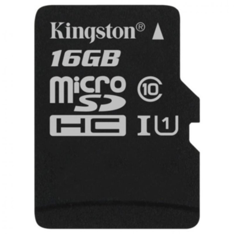 Thẻ nhớ Kingston MicroSD 16GB Class 10 UHS-1 R80 (Tốc Độ Đọc 80MB/s)