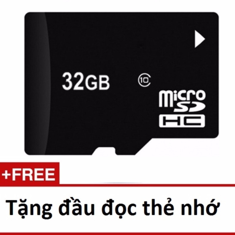 Thẻ nhớ micro SD 32G tặng đầu đọc thẻ chuyên dụng