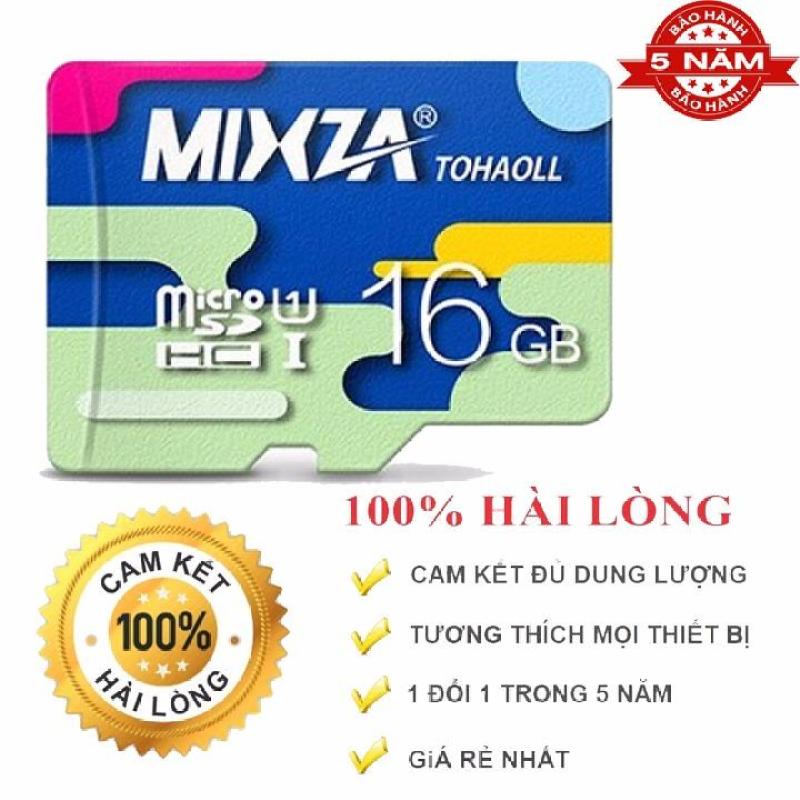 Thẻ Nhớ Micro SD MIXZA 16GB Class 10 - Tốc độ đọc 80MB/s ( BH 60 tháng)