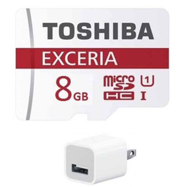 Thẻ nhớ Micro SDHC Toshiba 8G + Tặng Cốc sạc