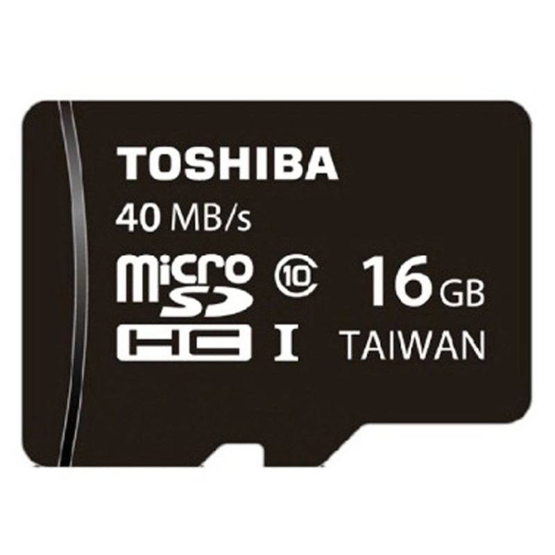 Thẻ nhớ MicroSD Toshiba 40MB/s Class 10 16GB (Đen)