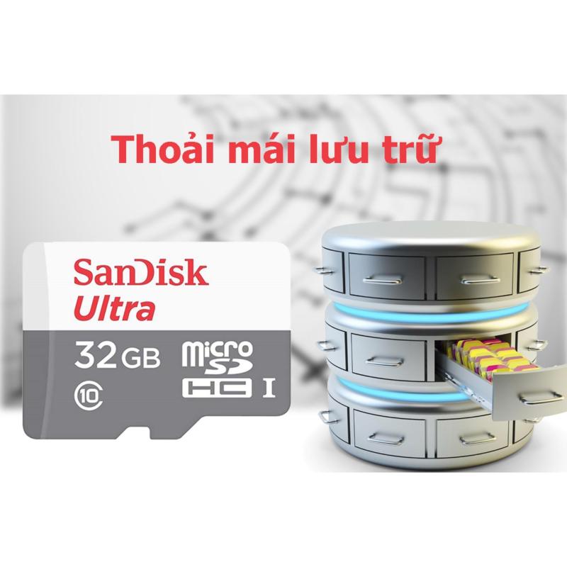 Thẻ nhớ MicroSDHC SanDisk Ultra 32GB tôc độ 80MB/s (box)
